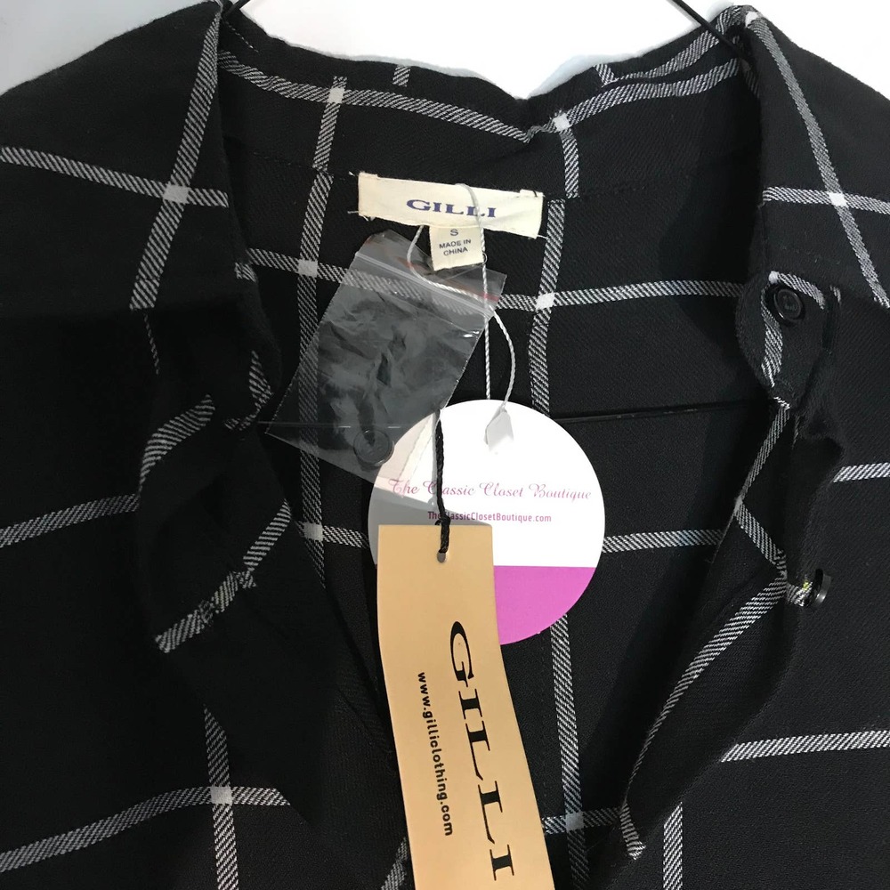 🌼 NWT Gilli Windowpane Shirt - Picture 4 of 8